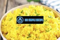 A Delicious Recipe for Perfect Yellow Rice | 101 Simple Recipe