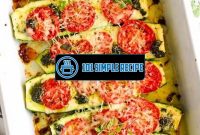 Delicious Pesto Stuffed Zucchini Recipe to Try Today | 101 Simple Recipe