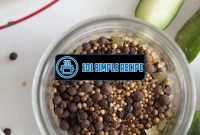 A Tangy and Flavorful Pickle Spice Recipe | 101 Simple Recipe