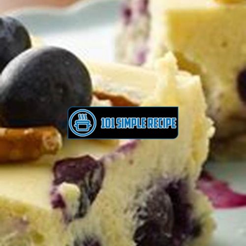 Indulge in Delicious Pillsbury Cheesecake Squares | 101 Simple Recipe