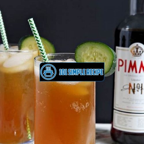 Refreshing Pimms Recipe with a Twist of Ginger Ale | 101 Simple Recipe