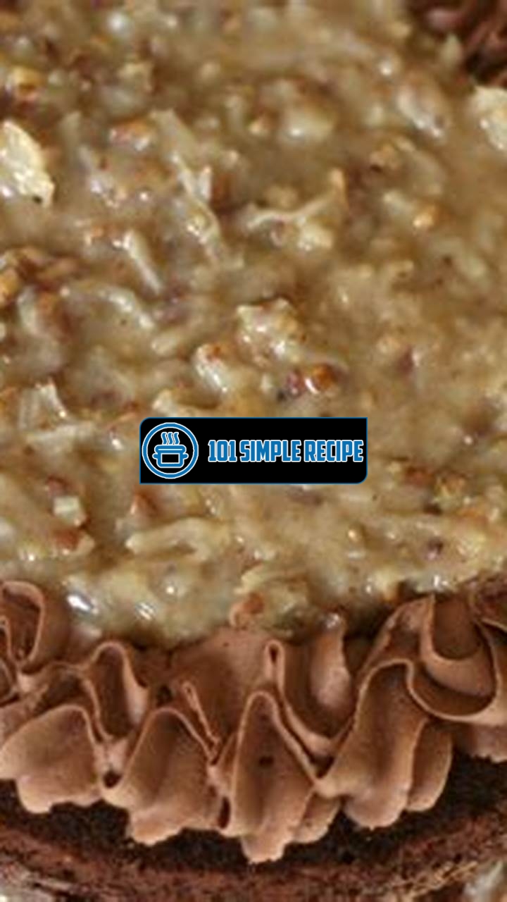 Discover the Perfect Pioneer Woman German Chocolate Cake Recipe | 101 Simple Recipe