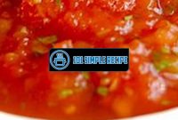 Delicious Pioneer Woman Salsa Recipe for Tasty Snacks | 101 Simple Recipe
