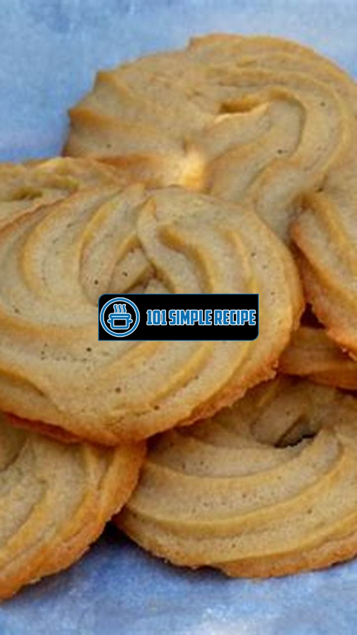 Delicious Piped Butter Cookies Recipe for Indulgent Baking | 101 Simple Recipe