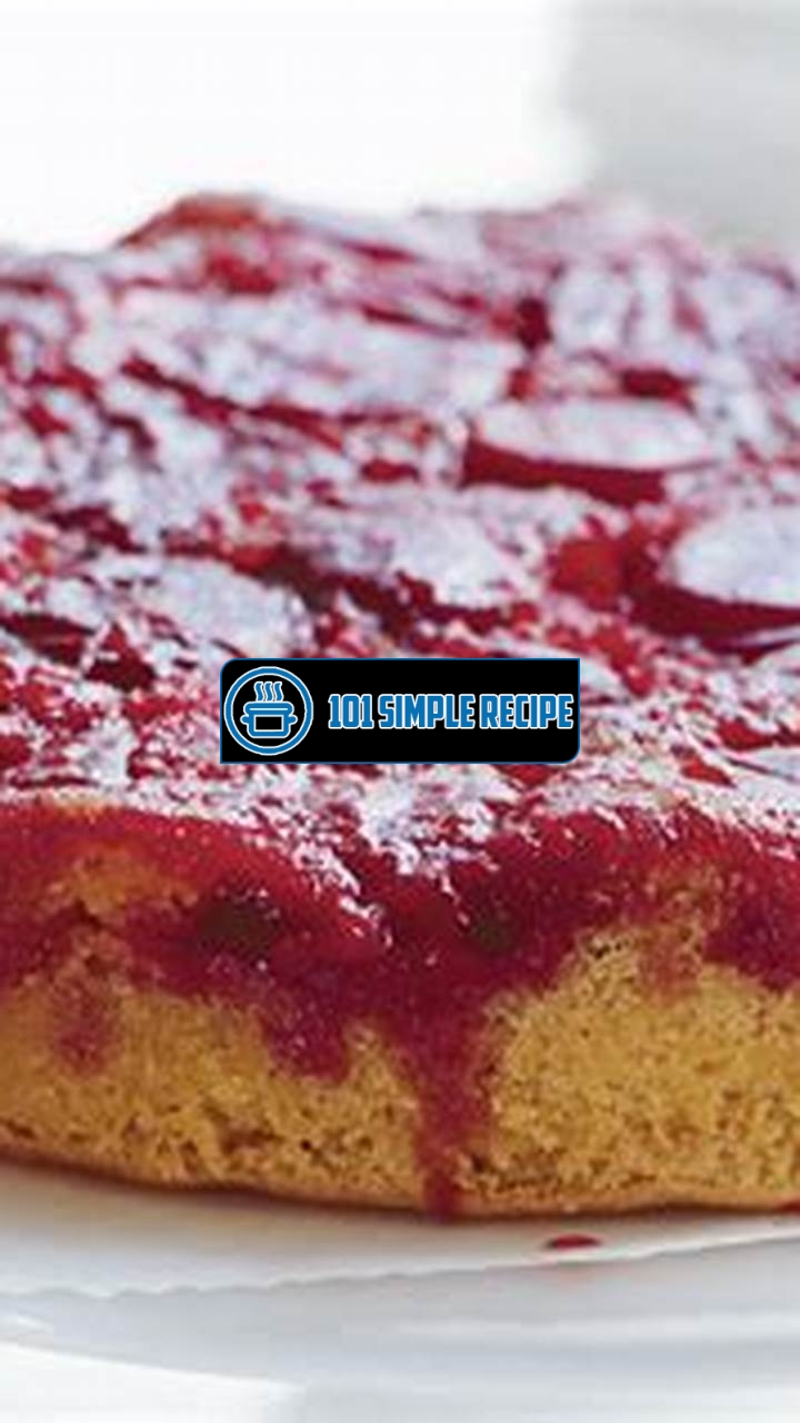 Delicious Plum Upside Down Cake Recipe: A Taste of UK | 101 Simple Recipe