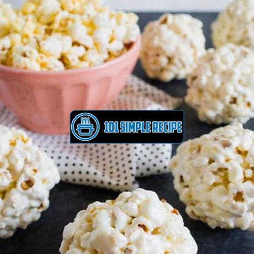 Deliciously Easy Popcorn Balls Recipe for Any Occasion | 101 Simple Recipe