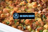 Delicious Pork and Herb Stuffing for a Flavorful Meal | 101 Simple Recipe