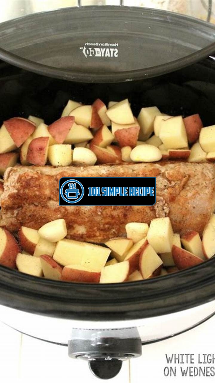 Pork Tenderloin and Red Potatoes in Crock Pot | 101 Simple Recipe