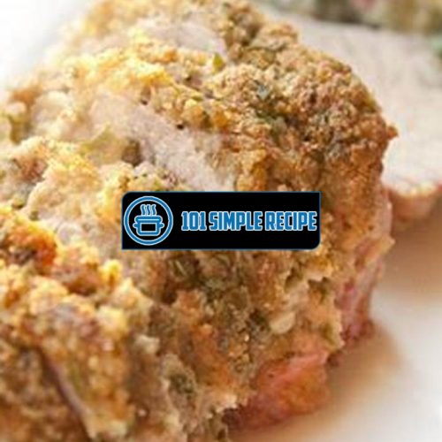 Delicious Crusted Pork Tenderloin Recipe | 101 Simple Recipe