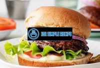 Delicious Portobello Mushroom Burger Recipe for Any Occasion | 101 Simple Recipe
