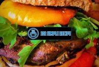 Delicious Portobello Mushroom Burger Recipe for Vegans | 101 Simple Recipe