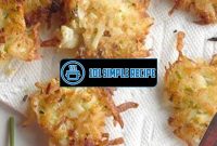 Quick and Easy Potato Latkes Recipe from the UK | 101 Simple Recipe