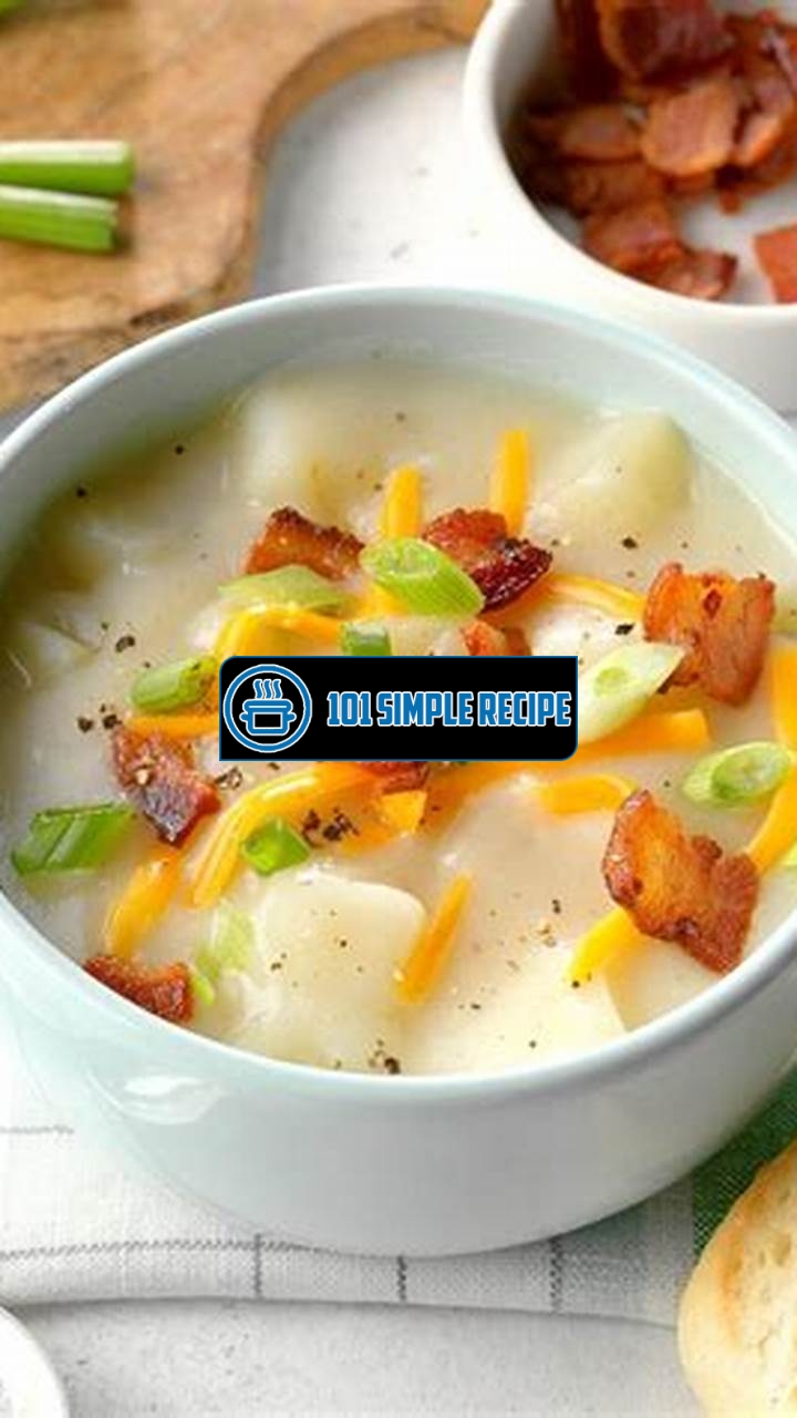How to Make a Creamy and Delicious Potato Soup | 101 Simple Recipe