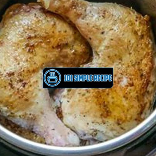 Effortlessly Cook Delicious Frozen Chicken Legs | 101 Simple Recipe