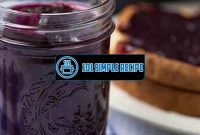 Savor the Flavor of Homemade Pressure Cooker Blueberry Jam | 101 Simple Recipe
