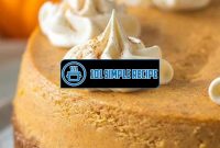Irresistible Pressure Cooker Pumpkin Cheesecake Recipe | 101 Simple Recipe