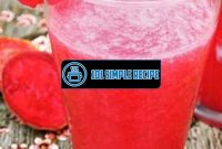 Discover the Refreshing Prickly Pear Juice Recipe | 101 Simple Recipe