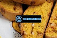 Delicious Pumpkin Biscotti Recipe | 101 Simple Recipe
