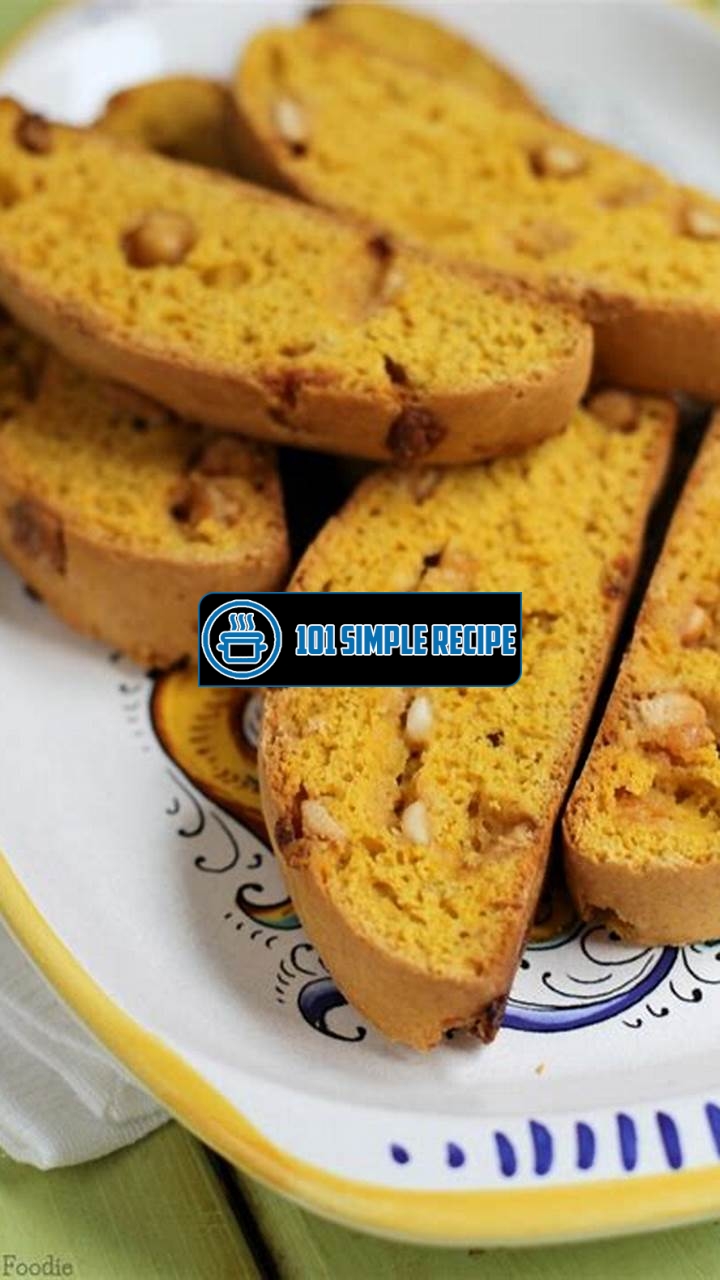 Delicious Pumpkin Biscotti Recipe | 101 Simple Recipe
