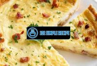 Master the Art of Easy Quiche Lorraine Recipe | 101 Simple Recipe