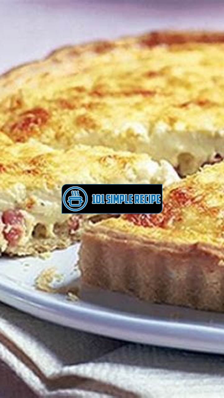 Master the Art of Making Quiche Lorraine in the UK | 101 Simple Recipe