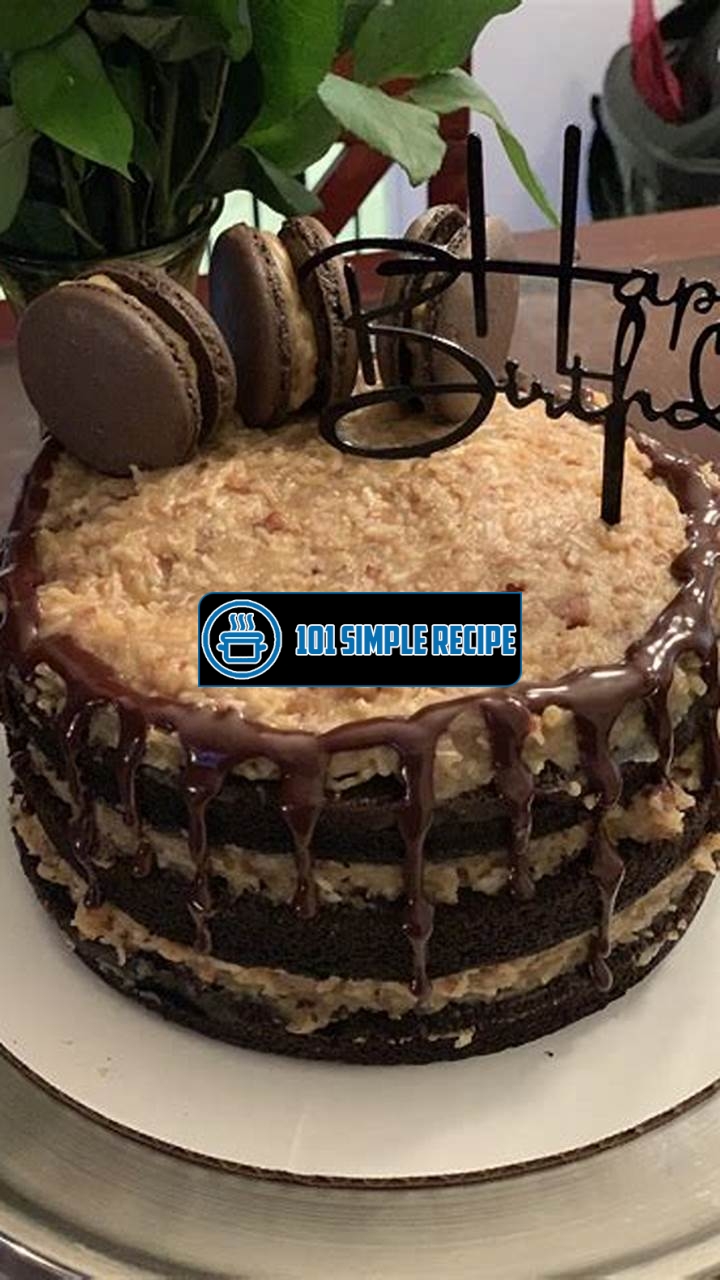 Create a Mouthwatering Quick German Chocolate Cake | 101 Simple Recipe