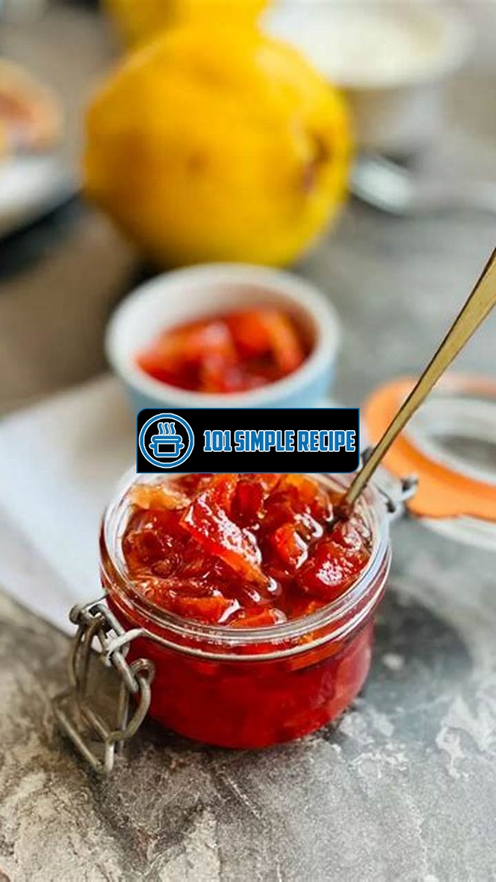 Delicious Quince Jam Recipe for Your Slow Cooker | 101 Simple Recipe