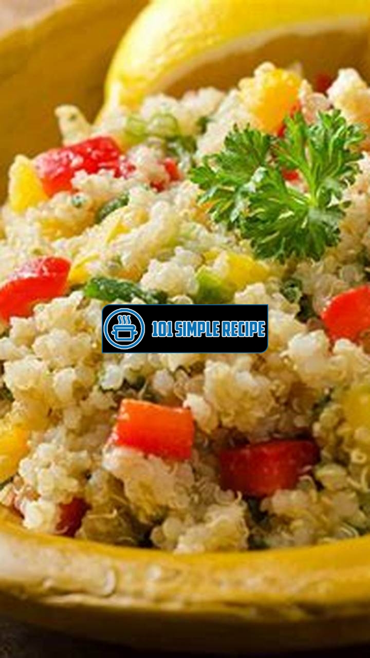 Delicious Quinoa Pilaf Recipe for Wholesome Meals | 101 Simple Recipe