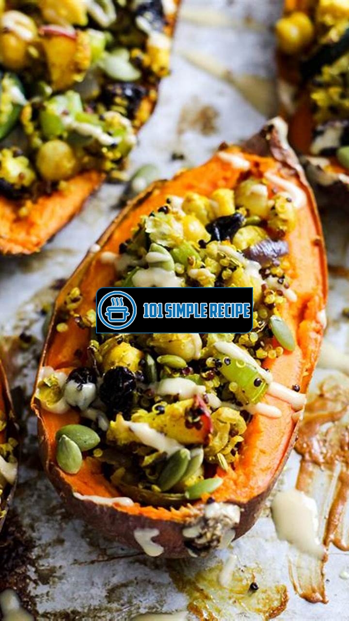 Delicious and Healthy Quinoa Stuffed Sweet Potatoes | 101 Simple Recipe