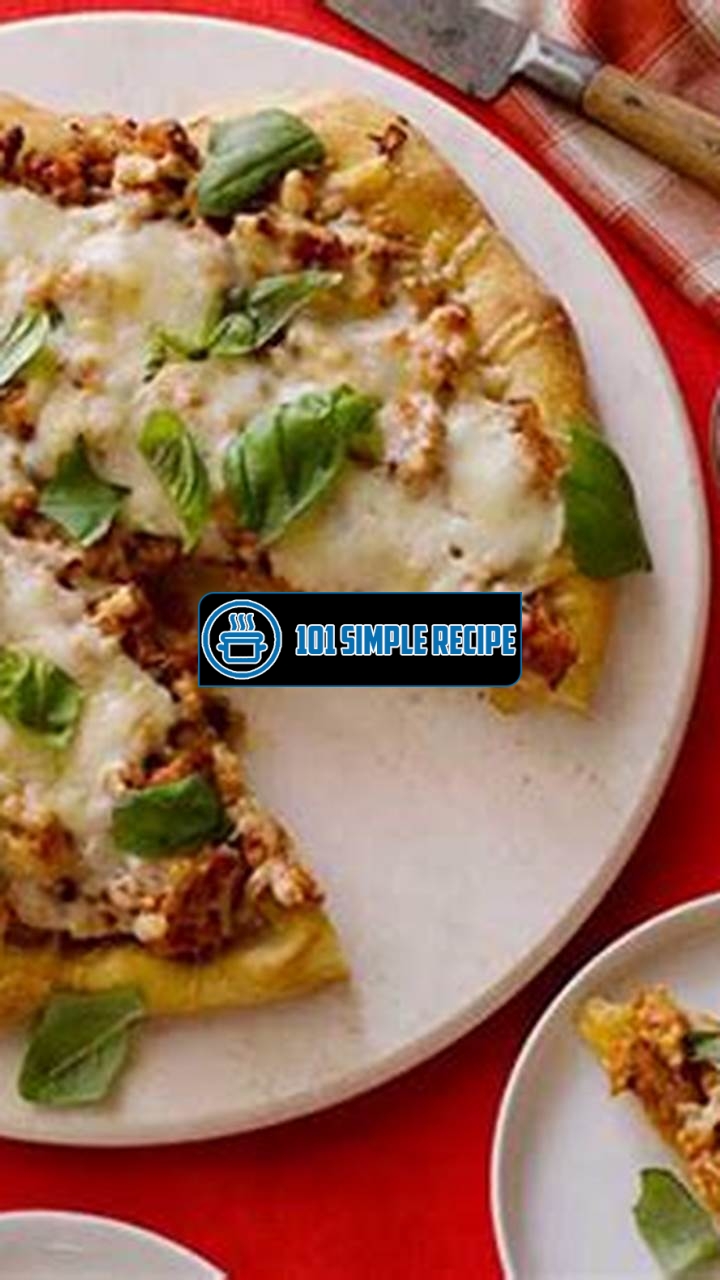 Discover the Irresistible Flavor of Rachael Ray's Chicken Pizza | 101 Simple Recipe