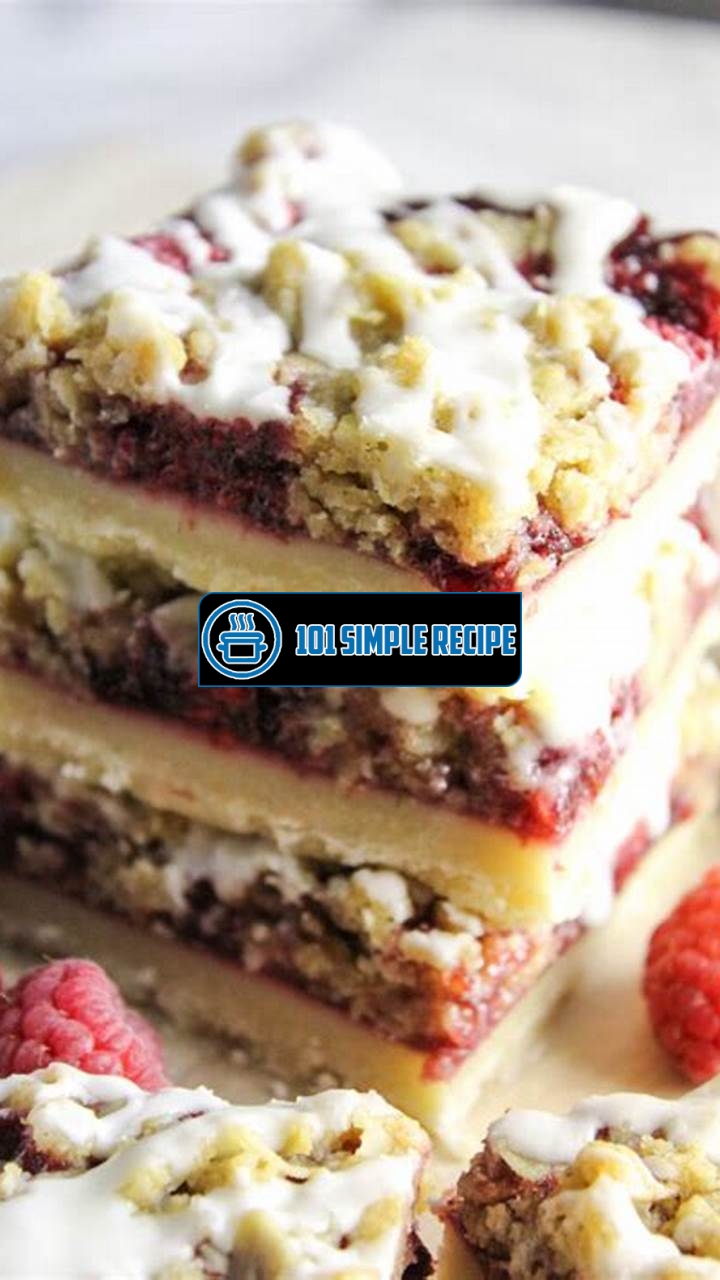 Delicious Raspberry Bars with Shortbread Crust | 101 Simple Recipe
