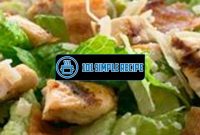 Recipe For Chicken Caesar Salad With Bacon | 101 Simple Recipe