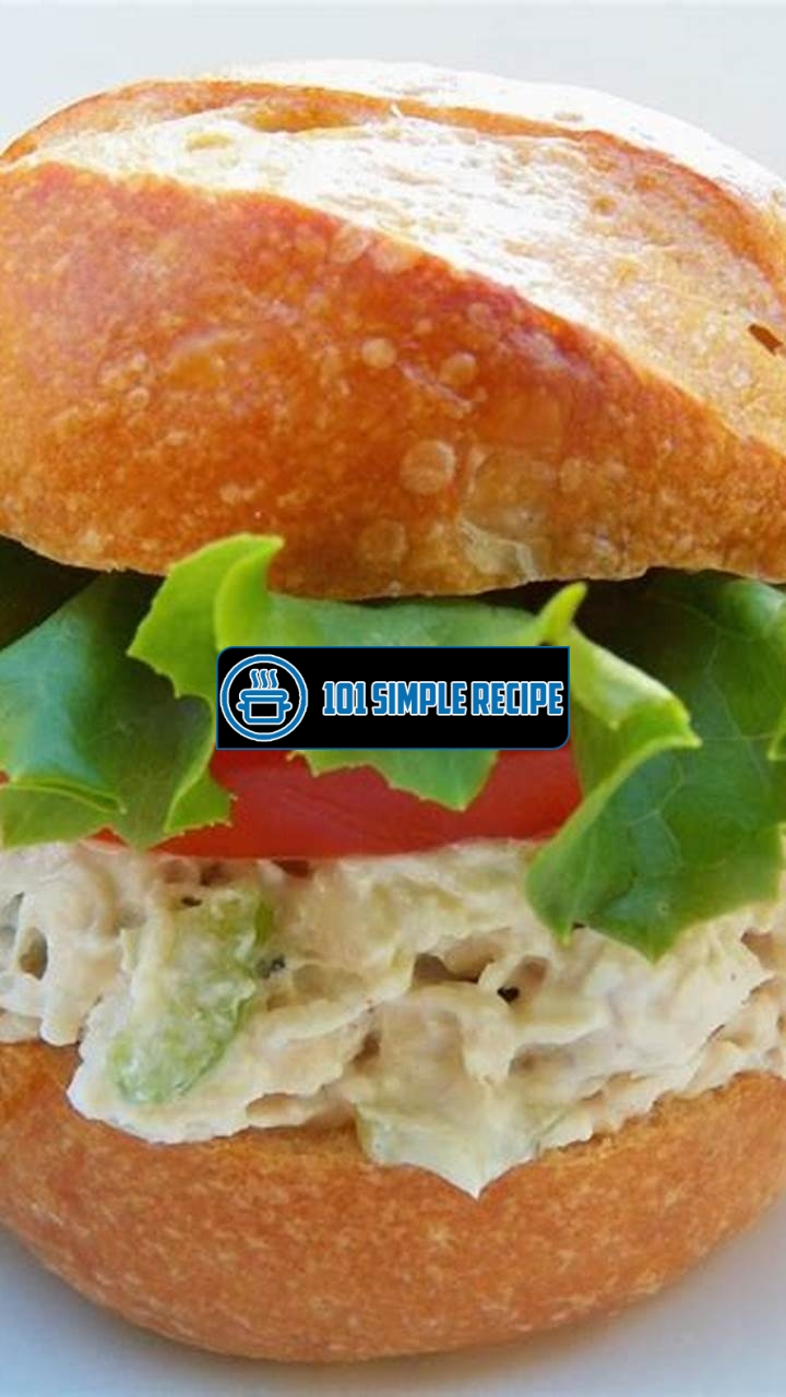 How to Make Delicious Chicken Salad Sandwiches Using Canned Chicken | 101 Simple Recipe