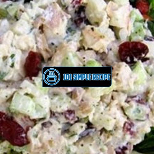 Recipe For Chicken Salad With Cranberries And Apples | 101 Simple Recipe