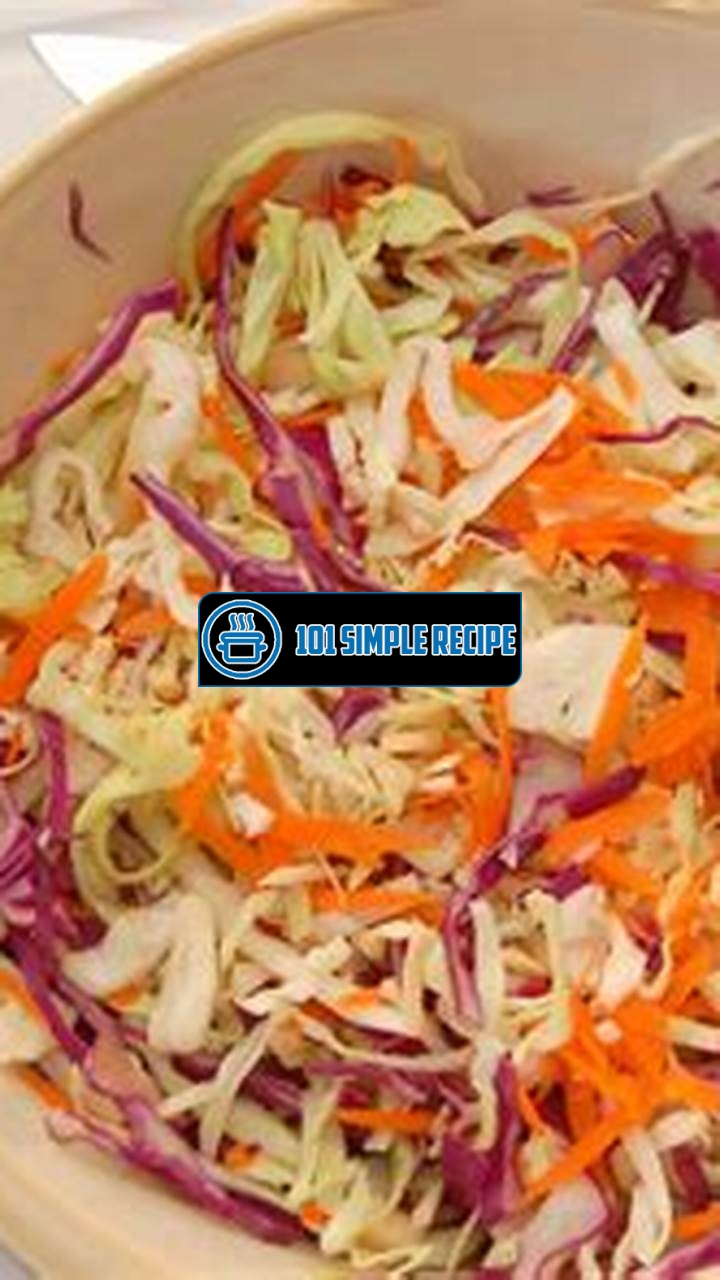 How to Make Coleslaw Dressing with Apple Cider Vinegar | 101 Simple Recipe