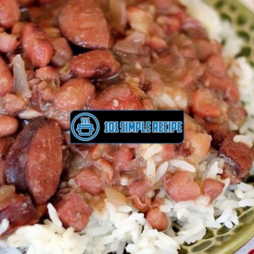 Red Beans And Rice Recipe Slow Cooker | 101 Simple Recipe