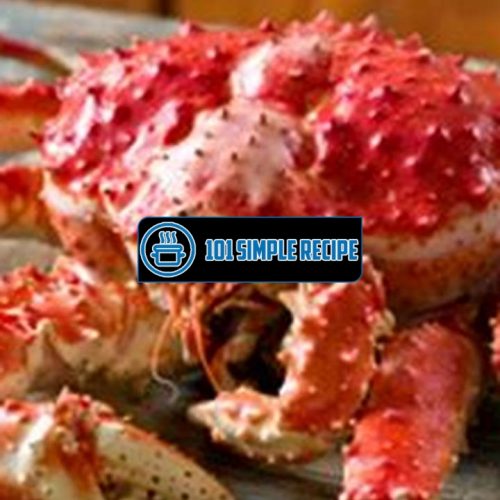 Delicious Red King Crab Recipes to Try Today | 101 Simple Recipe