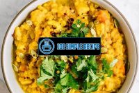 Delicious Vegan Red Lentil Dahl Recipe | 101 Simple Recipe
