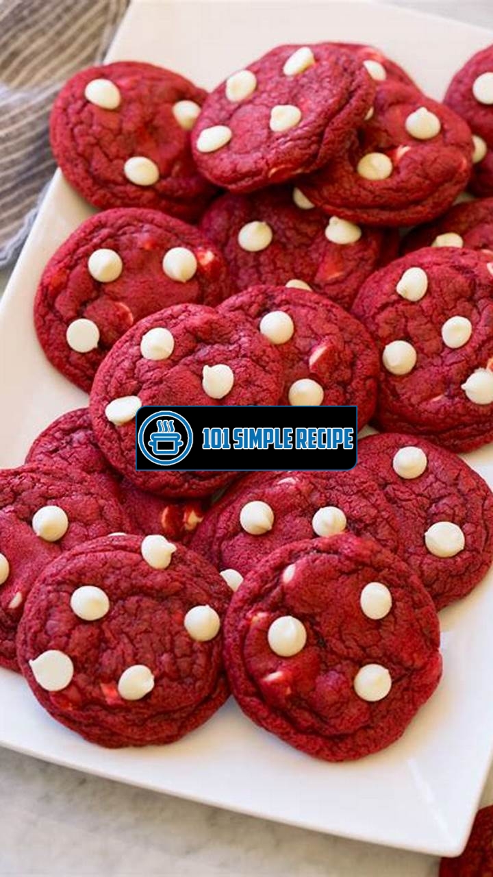 Delicious Homemade Red Velvet Cookies from Malaysia | 101 Simple Recipe