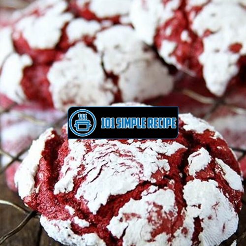 Red Velvet Cookies Recipe With Cake Mix | 101 Simple Recipe