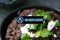 Quick and Easy Refried Black Beans Recipe for Pressure Cooker | 101 Simple Recipe
