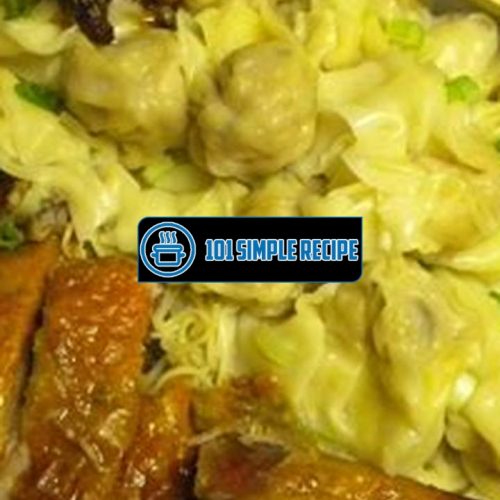 Deliciously Savory Roast Duck Noodle Soup Recipe | 101 Simple Recipe