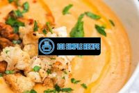 Deliciously Flavorful Roasted Cauliflower Soup Recipe | 101 Simple Recipe