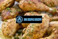 Delicious Roasted Lemon Garlic Chicken Drumsticks | 101 Simple Recipe