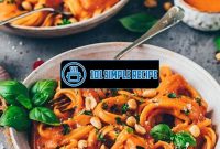 Roasted Red Pepper Pasta Sauce Not Another Cooking Show | 101 Simple Recipe