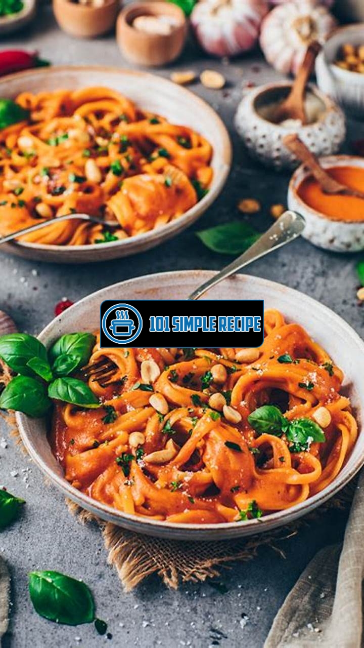 Delicious Roasted Red Pepper Pasta Sauce: A UK Favorite | 101 Simple Recipe