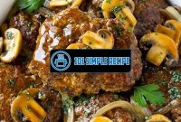 Salisbury Steak With Mushroom Gravy Slow Cooker | 101 Simple Recipe