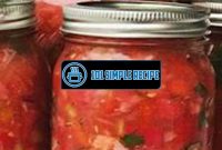 Salsa Recipe For Canning With Lime Juice | 101 Simple Recipe