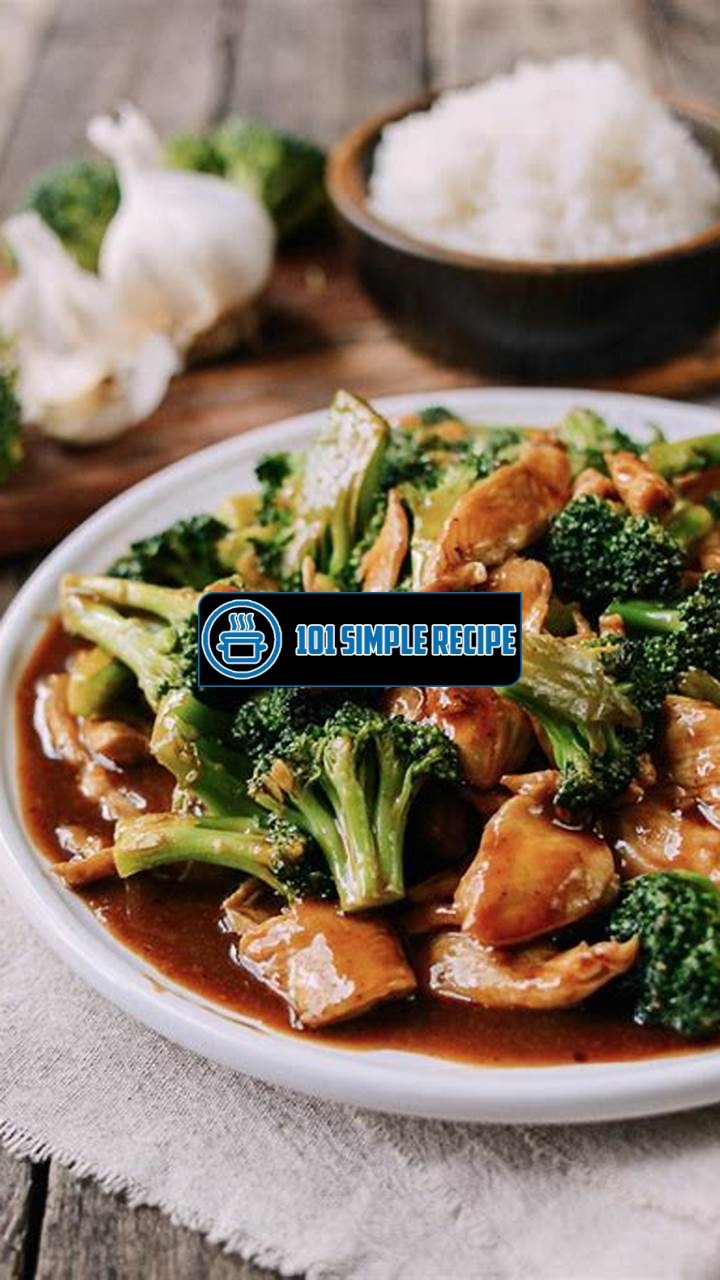 Delicious and Easy Sauce Recipe for Chicken and Broccoli | 101 Simple Recipe
