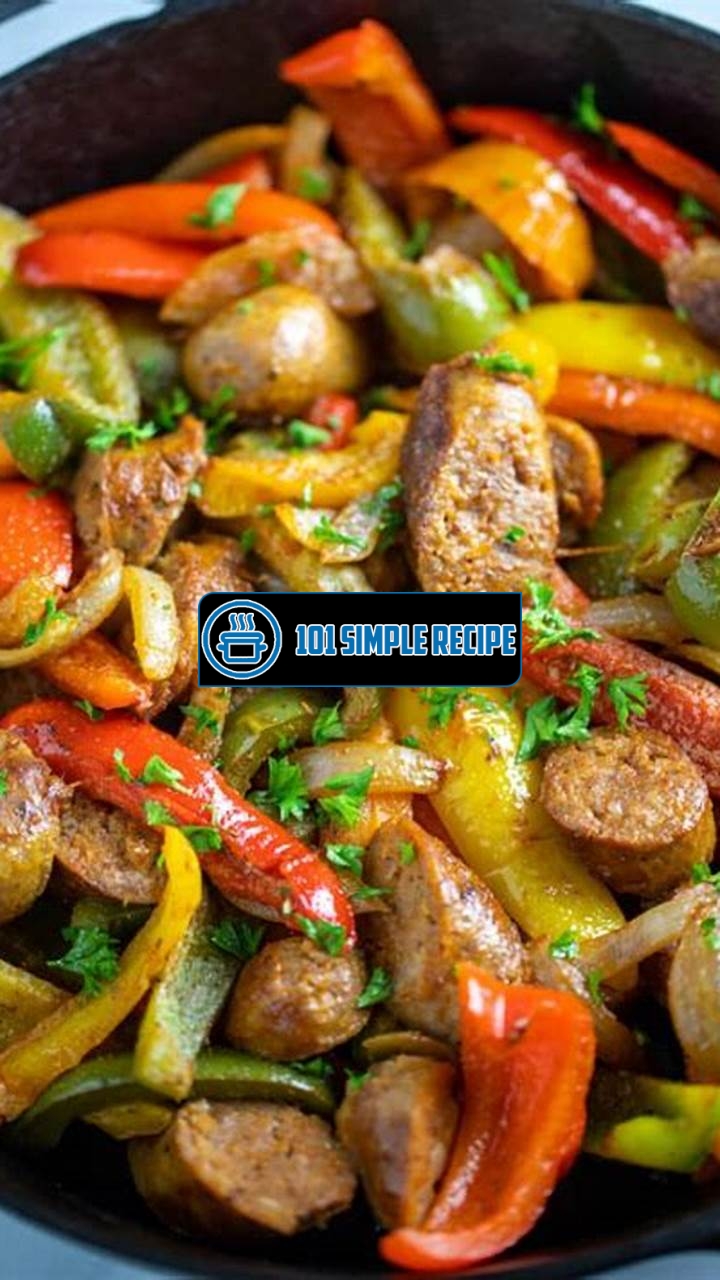 Sausage Peppers and Onions Recipe for Large Group | 101 Simple Recipe